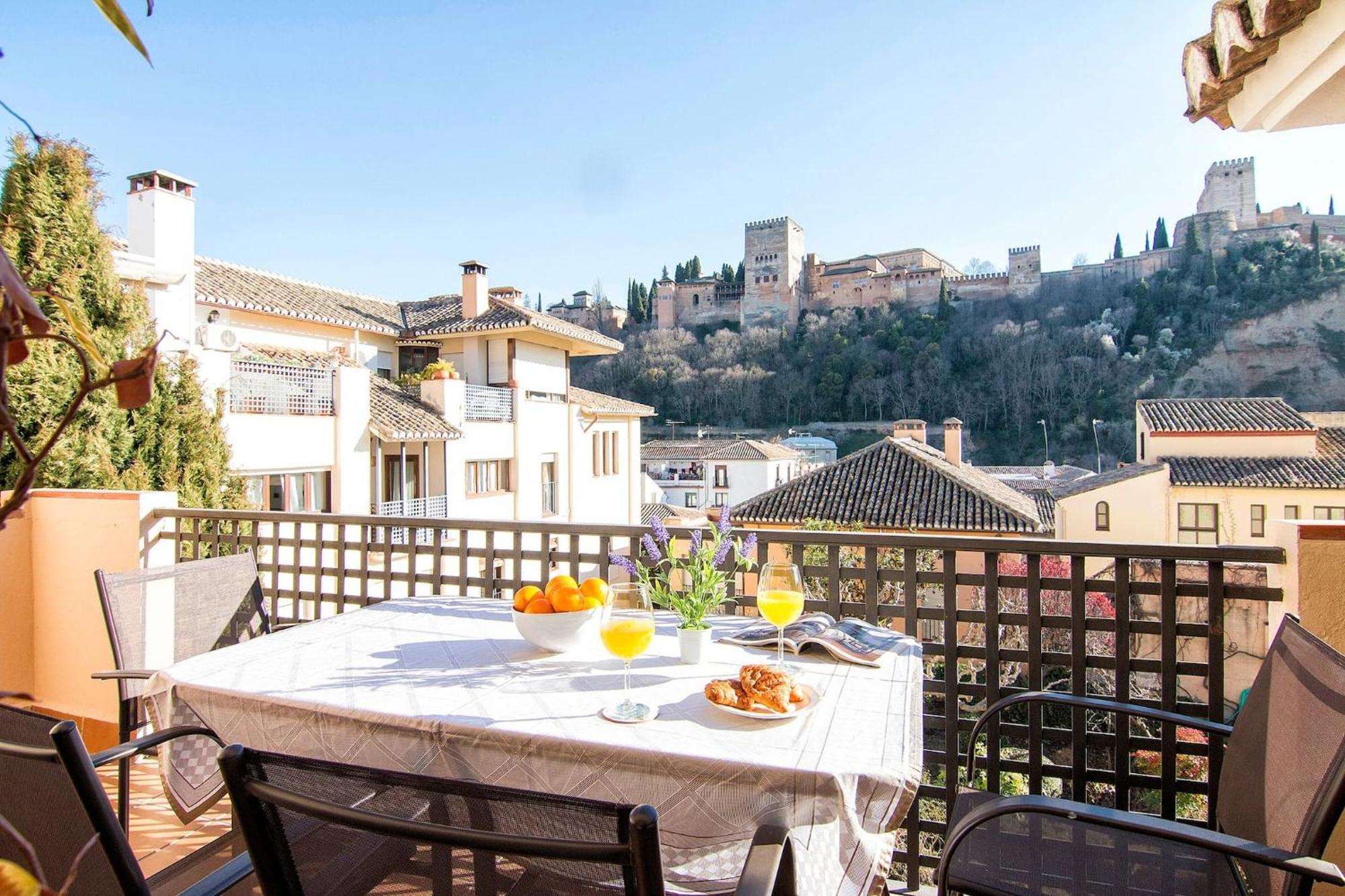Chezmoihomes Alhambra Penthouse 2 Private Terraces Granada Eksteriør billede